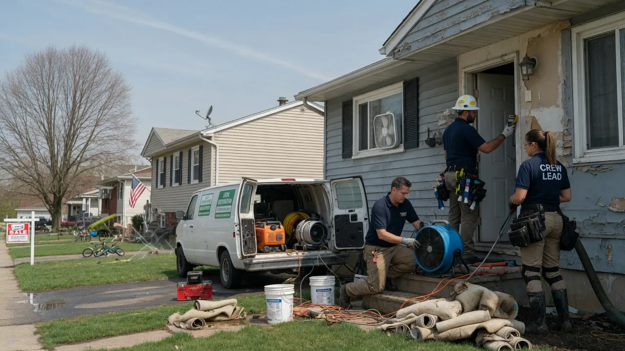 Flood Cleanup in Van Meter, IA near me